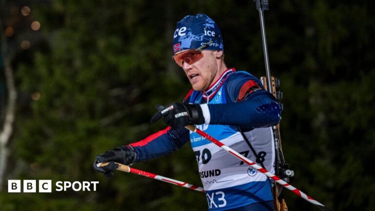 Sivert Guttorm Bakken: Norwegian biathlete dies aged 27 Sivert Guttorm Bakken competing