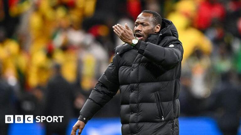 Afcon final: Senegal temporarily leave field after Morocco awarded controversial penalty Senegal head coach Pape Thiaw