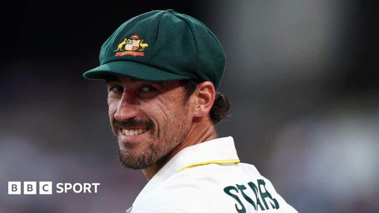 Ashes 2025-26: Mitchell Starc – what makes Australia pace bowler so good? Mitchell Starc looks back and smiles while wearing his baggy green cap
