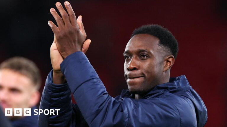 Danny Welbeck scores from Brighton