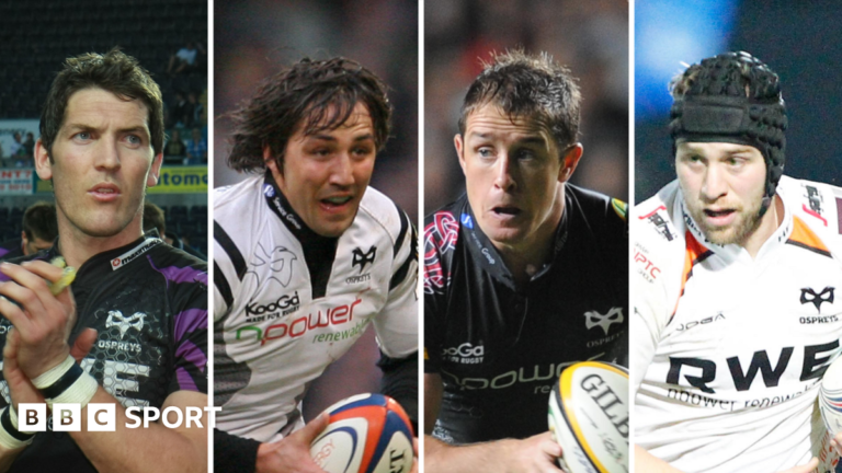 Former Ospreys unite to call for ‘rethink’ over WRU plans Ospreys greats James Hook, Gavin Henson, Shane Williams and Ryan Jones