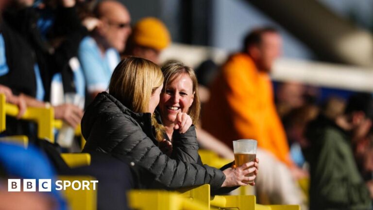 WSL alcohol trials: No disruption to safety at games, say fans WSL fans with alcohol in the stands