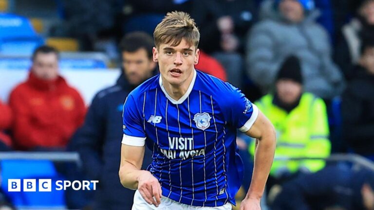 Dylan Lawlor: Cardiff City and Wales centre-back Dylan Lawlor back fit for Luton Town tes Dylan Lawlor in action for Cardiff
