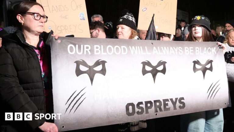 Swansea Council seeks High Court injunction on Welsh Rugby Union over Cardiff takeover Ospreys fans have protested against the proposed bid by their owners to buy Cardiff from the Welsh Rugby Union (WRU)