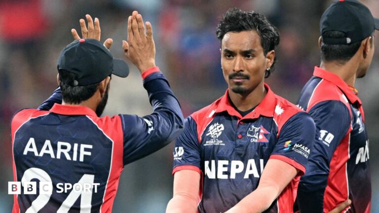 T20 World Cup: Nepal chase down 170 to beat Scotland BBC Sport microphone and phone