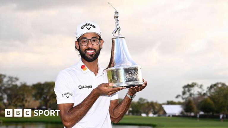 Arnold Palmer Invitational: Akshay Bhatia beats Daniel Berger in play-off American golfer Akshay Bhatia