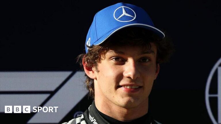 Chinese GP qualifying: Antonelli takes pole after Russell issues Kimi Antonelli