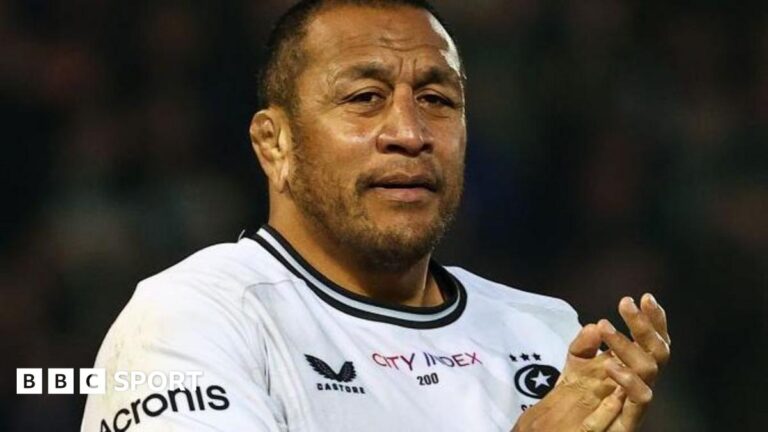 Leicester Tigers sign Mako Vunipola, Joel Sclavi, Joe Jenkins and Jack Doorey-Palmer Mako Vunipola in white rugby shirt, playing for Saracens
