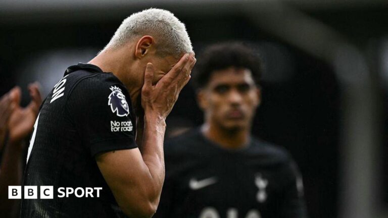 Tottenham: How Premier League relegation could cost Spurs more than £250m Tottenham Hotspur striker Richarlison holds his head in his hands during the 2-1 Premier League defeat against Fulham at Craven Cottage