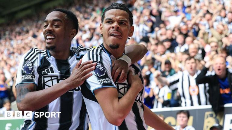 Newcastle 3-1 Brighton: William Osula project pays off as strike helps ease pressure on Eddie Howe William Osula celebrates with Joe Willock after scoring for Newcastle United against Brighton at St James' Park on 2 May, 2026