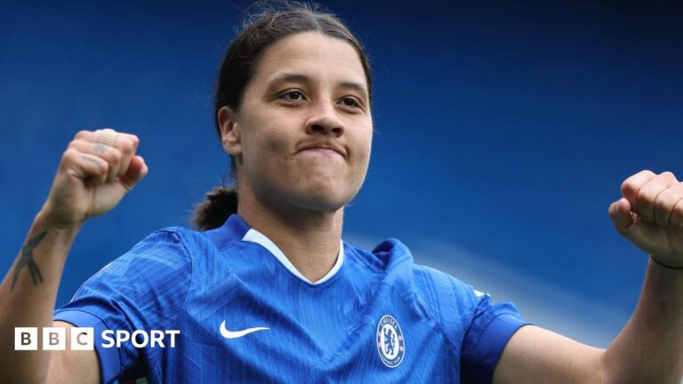 Chelsea striker Sam Kerr