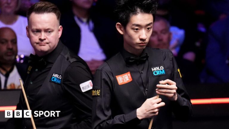 World Snooker Championship 2026: Wu Yize in control of Crucible final against Shaun Murphy Shaun Murphy & Wu Yize pose with the trophy