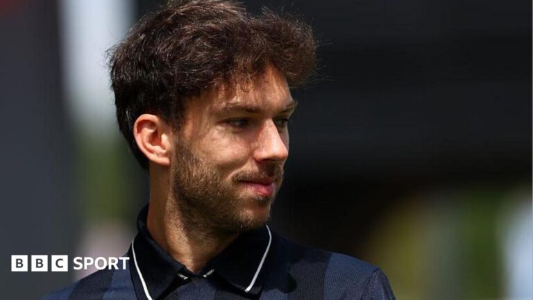 Alpine's Pierre Gasly pictured at the Barcelona-Catalunya Grand Prix