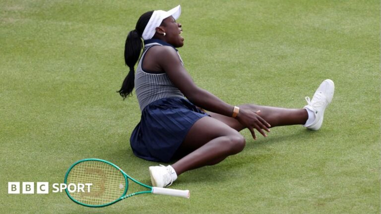 Serena Williams: American’s Queen’s campaign in doubt after Victoria Mboko injury Amanda Anisimova of United States reacts following victory over Laura Siegemund