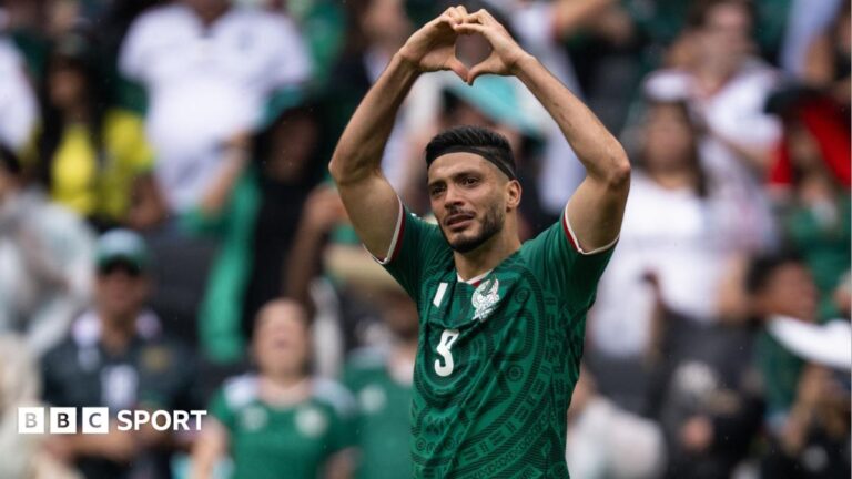 World Cup 2026: Raul Jimenez completes comeback in Mexico win A picture of the World Cup predictor, with text alongside reading "Predict the World Cup"