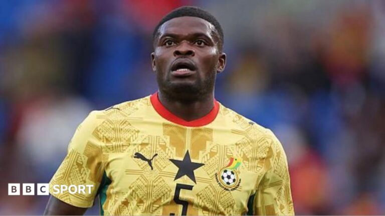 Ghana midfielder Thomas Partey