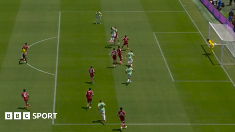 Fifa's released image of the onside incident