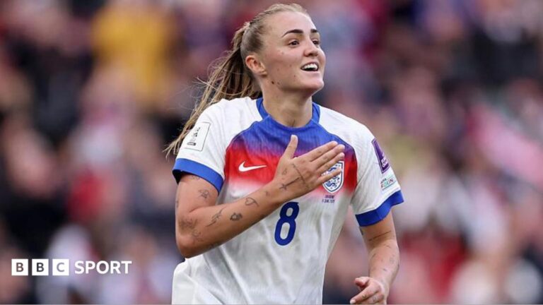 Georgia Stanway playing for England