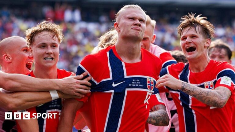 World Cup 2026: How Norway built their golden generation Erling Haaland leads the Norway team in the 'Viking row' celebration following their 2-1 victory over Brazil.