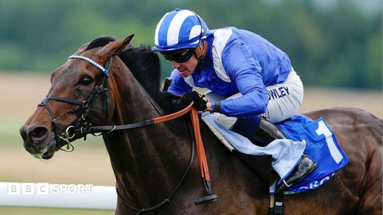 Jim Crowley: Ex-champion jockey retires 10 months after serious fall at York Jim Crowley riding Al Aasy at Goodwood in August 2025
