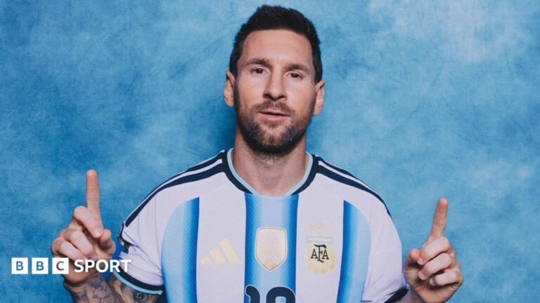Lionel Messi retires: How Argentina legend’s decade of dominance almost never happened Lionel Messi poses in a photoshoot, with the index fingers of both hands pointing upwards