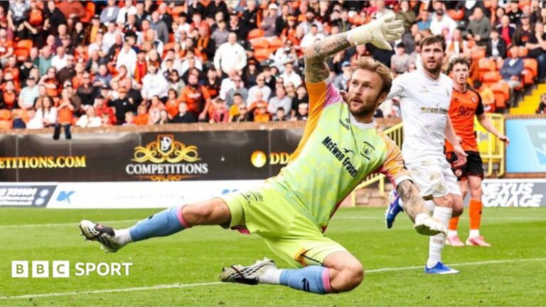 Scott Bain in action for Falkirk