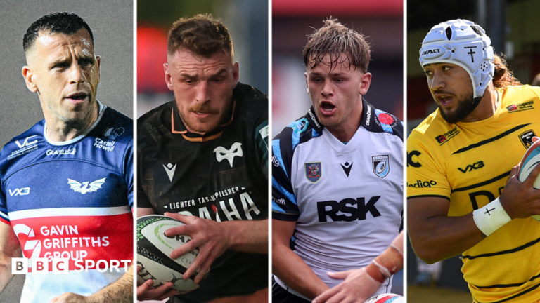 United Rugby Championship: Guide to Welsh clubs’ chances in the 2026-27 season Scarlets' Gareth Davies, Ospreys' James Ratti, Cardiff's Alex Mann and Dragons' Anzelo Tu'itavuki